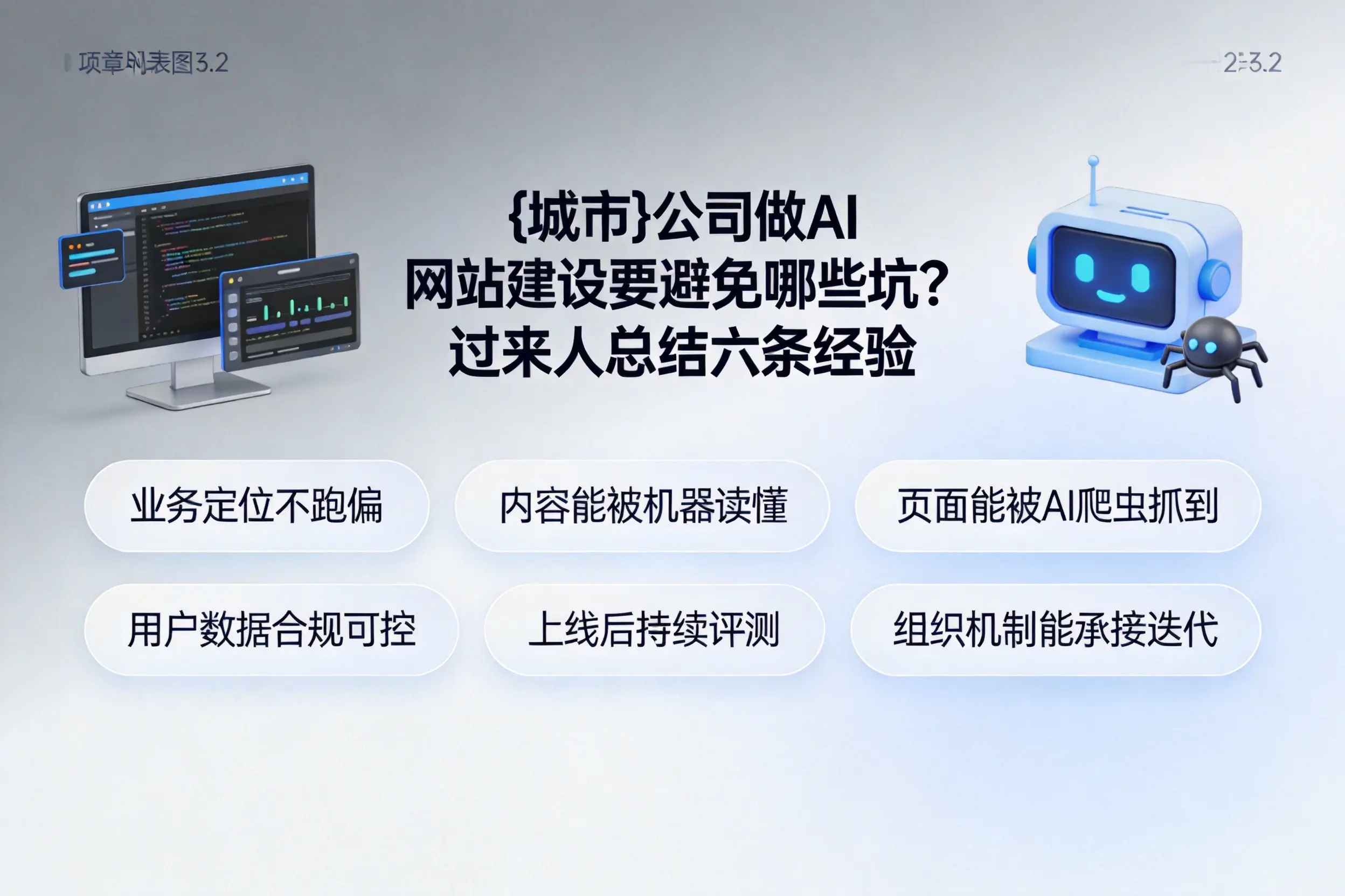 柳州公司做AI网站建设要避免哪些坑？过来人总结六条经验