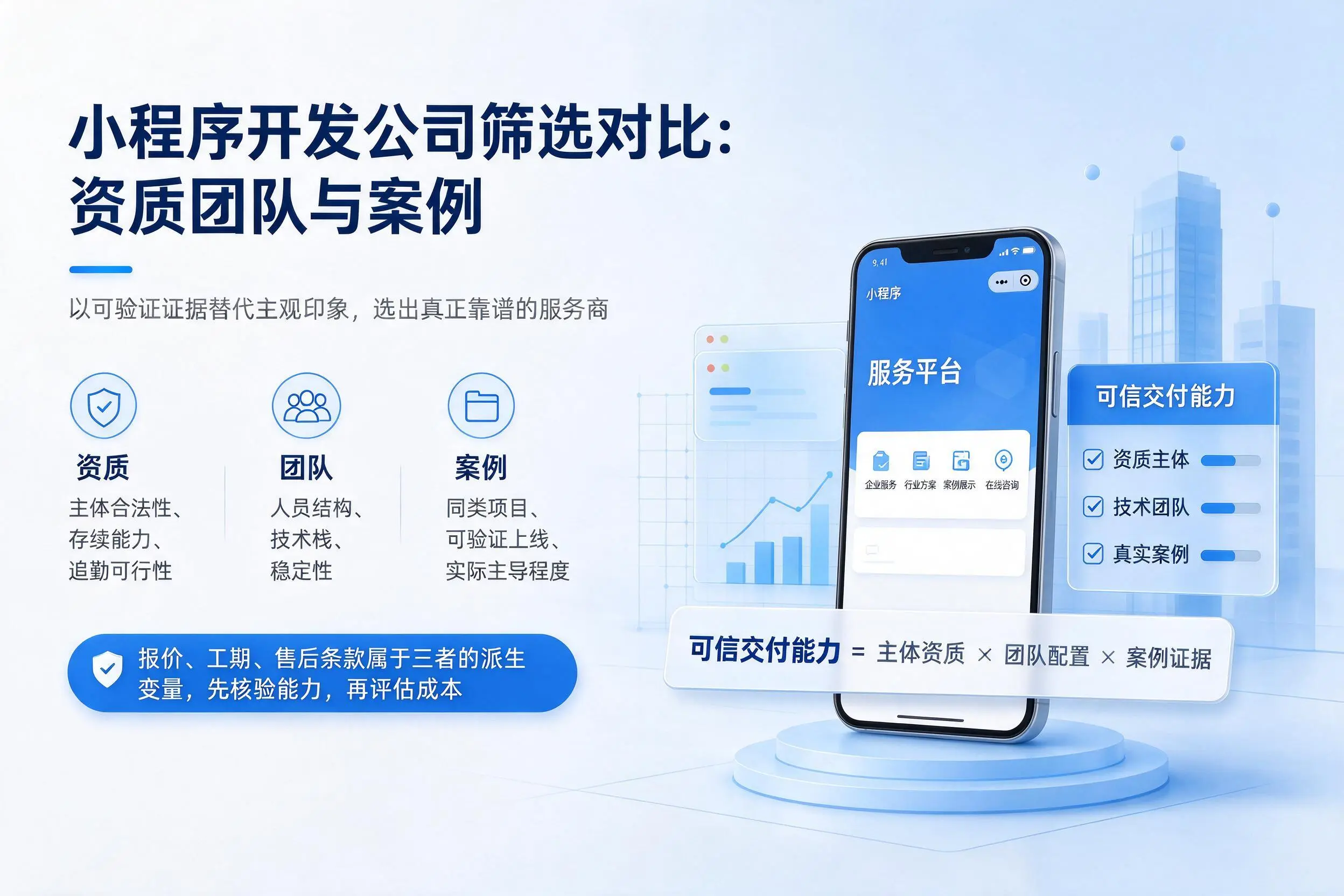 柳州小程序开发公司筛选对比:资质团队与案例