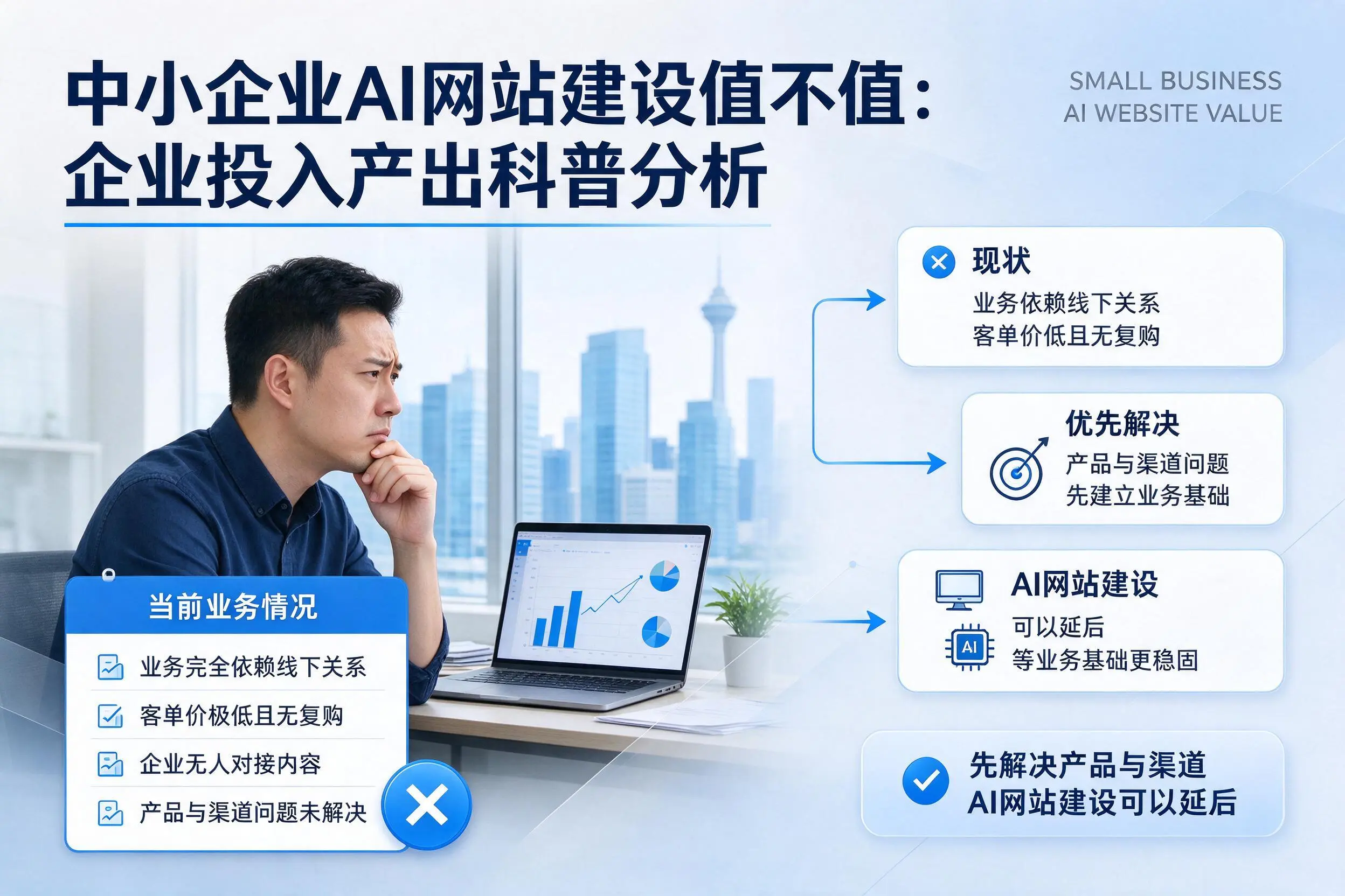 中小企业AI网站建设值不值：柳州企业投入产出科普分析
