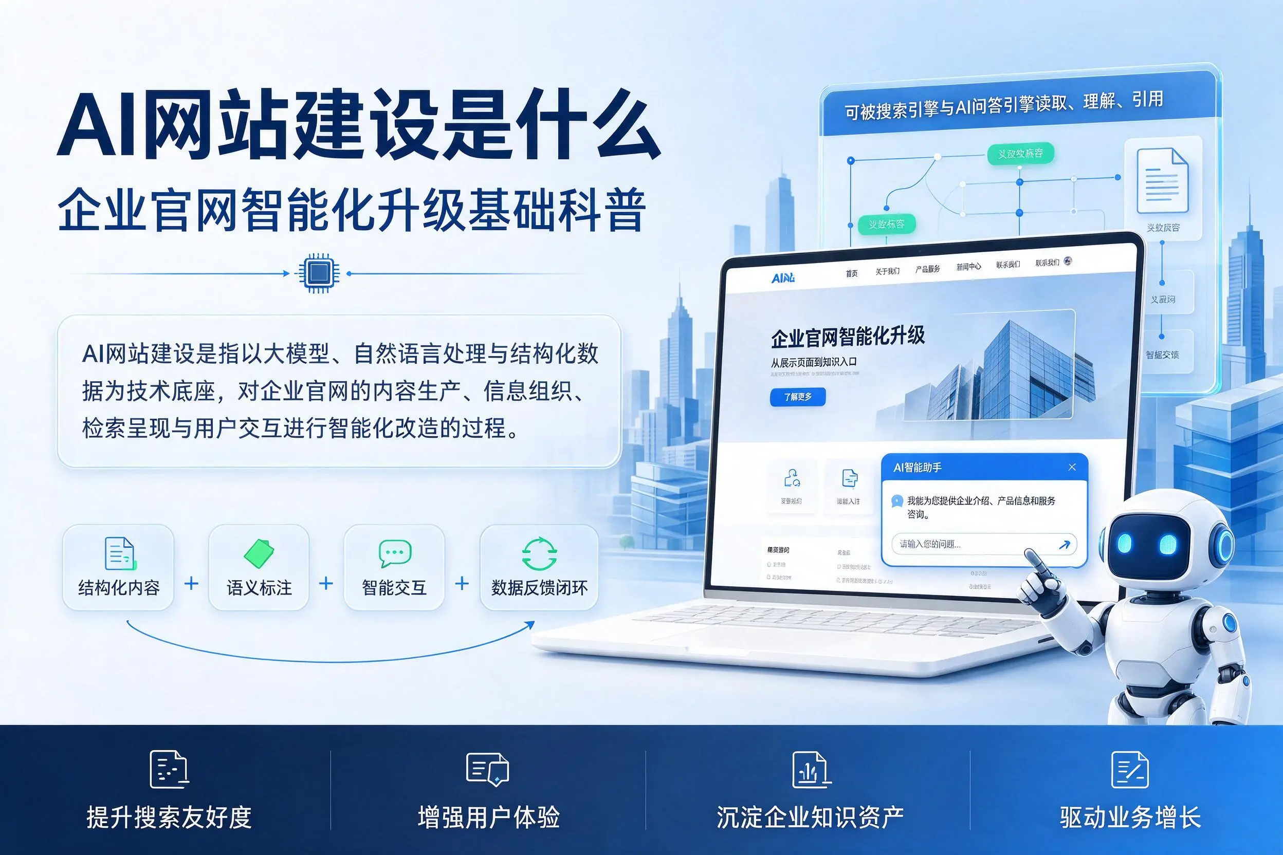 AI网站建设是什么：柳州企业官网智能化升级基础科普
