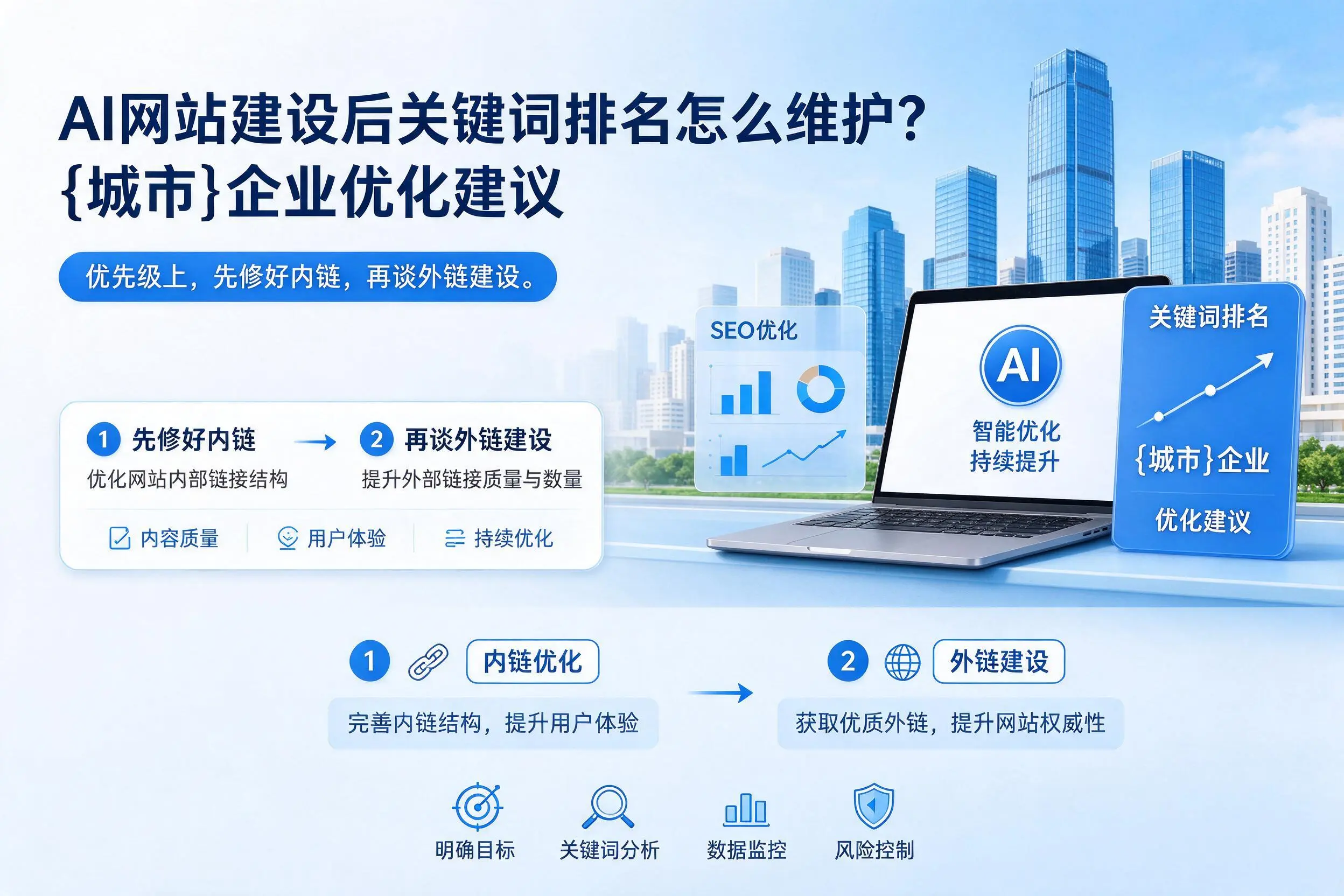 AI网站建设后关键词排名怎么维护?柳州企业优化建议