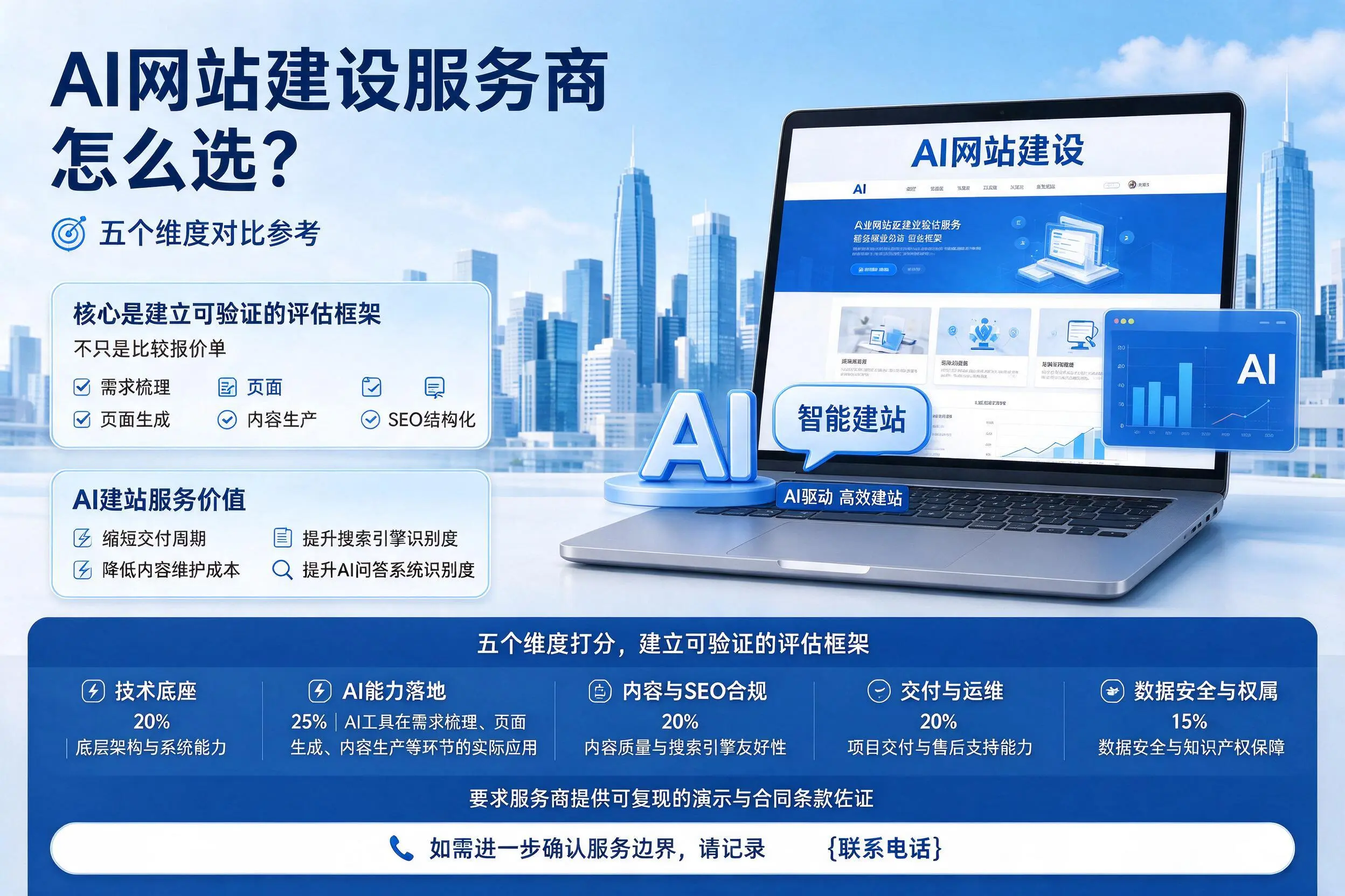 柳州AI网站建设服务商怎么选？五个维度对比参考